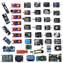 Load image into Gallery viewer, For arduino 45 in 1 Sensors Modules Starter Kit better than 37in1 sensor kit 37 in 1 Sensor Kit UNO R3 MEGA2560