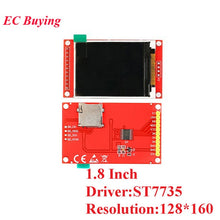 Load image into Gallery viewer, 1.44/1.8/2.0/2.2/2.4/2.8 Inch TFT Color Screen LCD Display Module Drive ST7735 ILI9225 ILI9341 Interface SPI 128*128 240*320