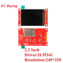 Load image into Gallery viewer, 1.44/1.8/2.0/2.2/2.4/2.8 Inch TFT Color Screen LCD Display Module Drive ST7735 ILI9225 ILI9341 Interface SPI 128*128 240*320
