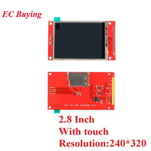 Load image into Gallery viewer, 1.44/1.8/2.0/2.2/2.4/2.8 Inch TFT Color Screen LCD Display Module Drive ST7735 ILI9225 ILI9341 Interface SPI 128*128 240*320